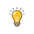 ikona żarówka lightbulb pomoc psychologiczna
